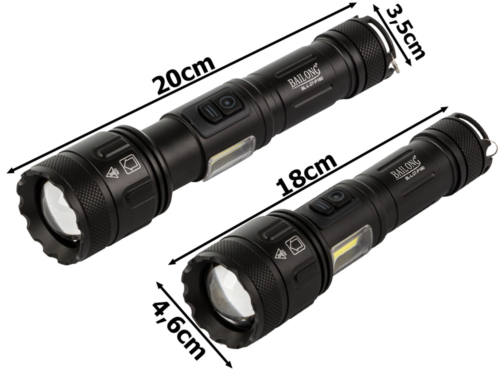 Žibintuvėlis bailong l-27 su led cree xhp160