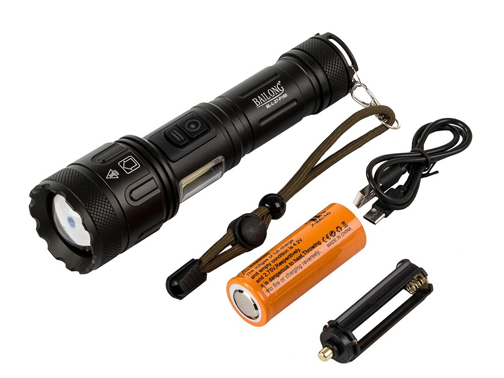 Žibintuvėlis bailong l-27 su led cree xhp160