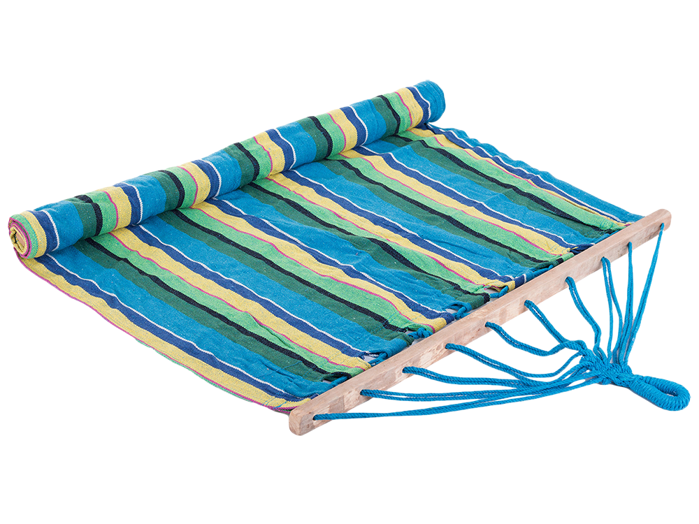 Sodo hamakas su mediniu stovu 200x80 cm