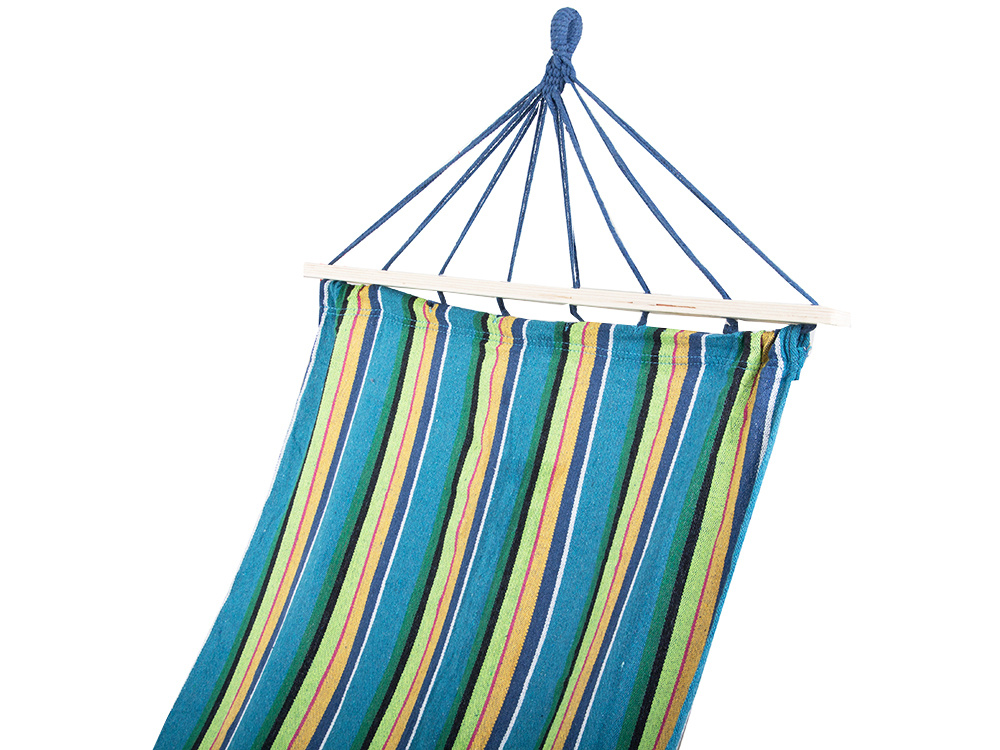 Sodo hamakas su mediniu stovu 200x80 cm