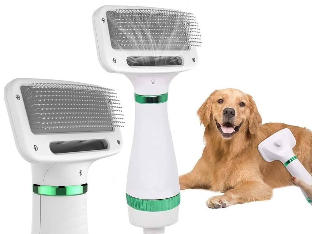 Gyvūnų džiovintuvas ir šepetys 2 viename, 300w 2