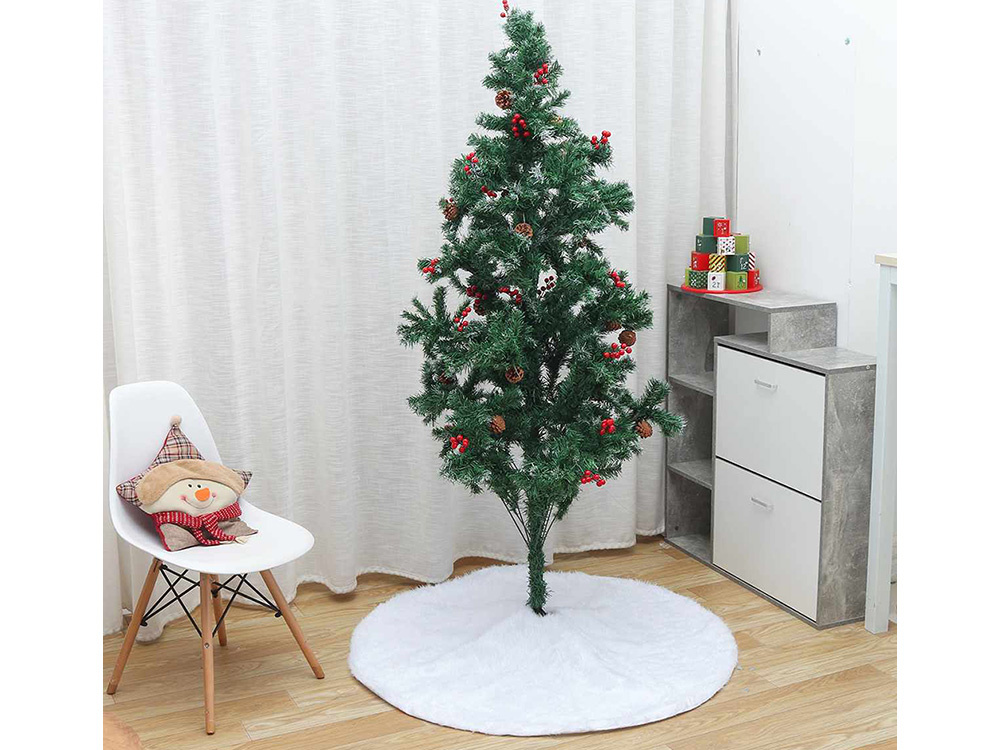 Kiliminė danga po eglute, 90 cm, balta