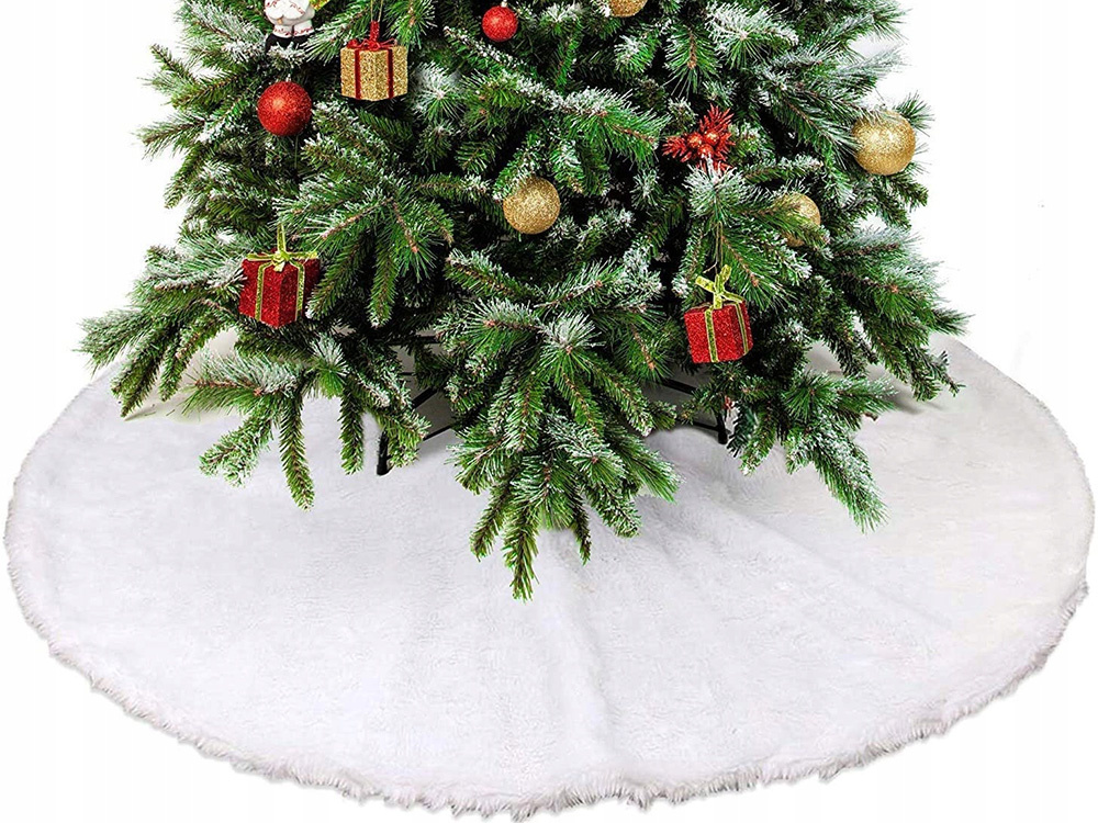 Kiliminė danga po eglute, 90 cm, balta