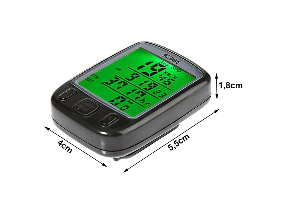 Dviračio spidometras su lcd ekranu, 27 funkcijos