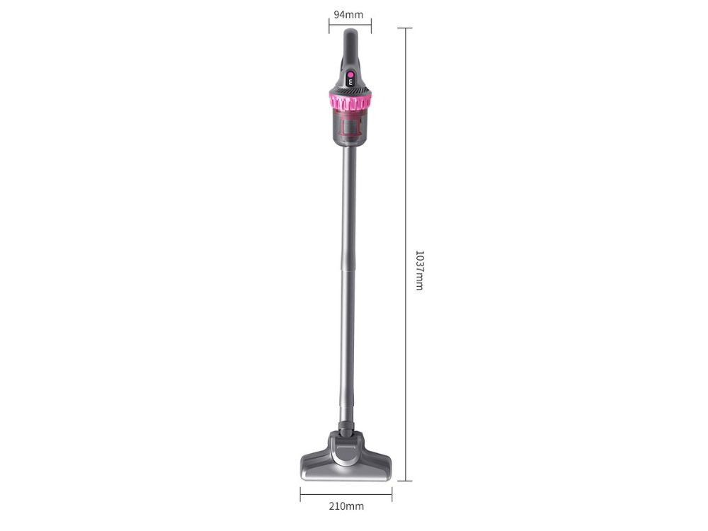 Vertikalus belaidis dulkių siurblys 2in1 100w su hepa filtru