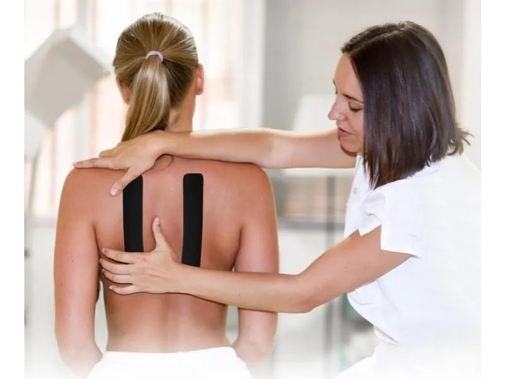 Kineziologinė juosta 5 cm x 5 m, juoda