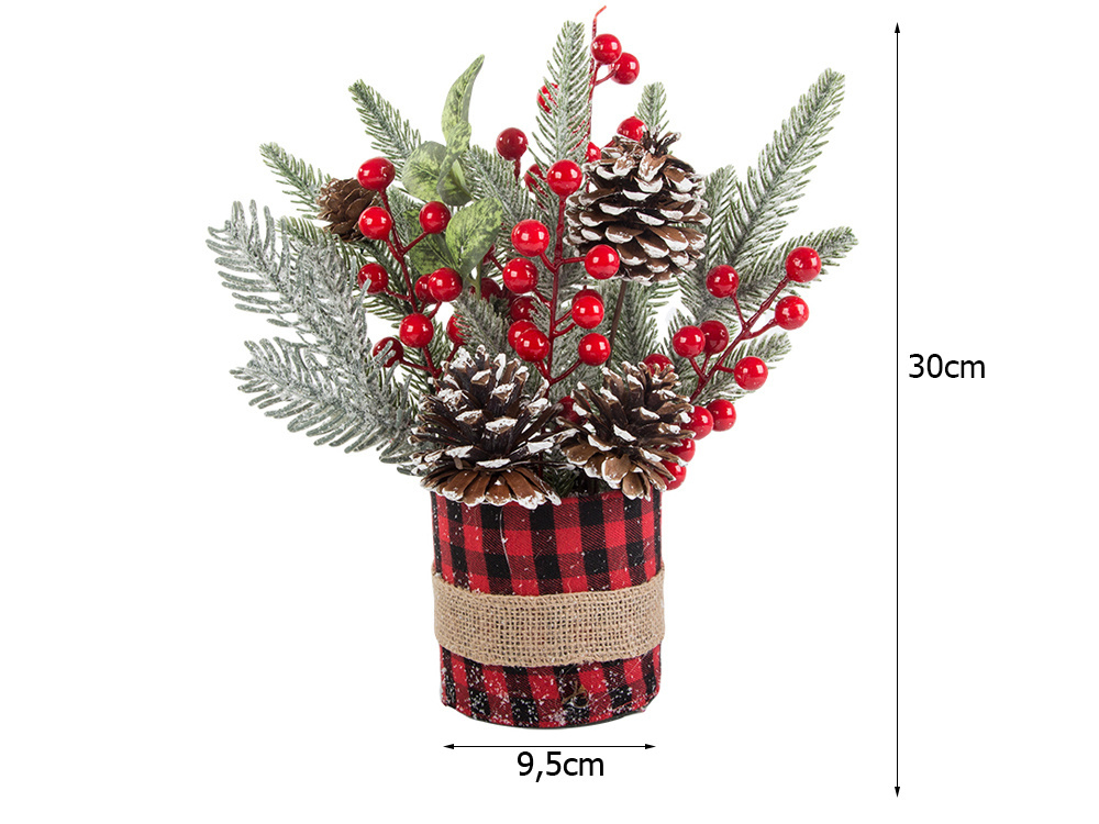 Kalėdinė stalo dekoracija, 30 cm
