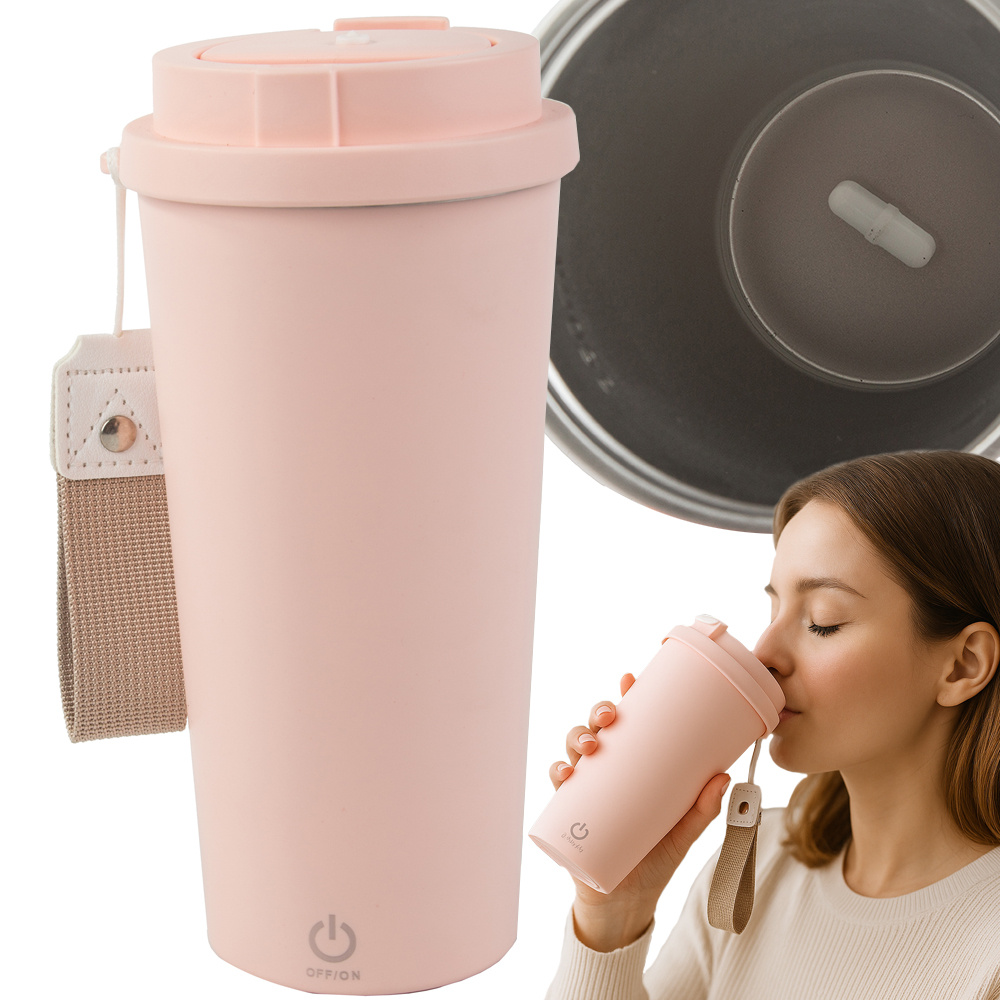 Termo puodelis su automatinio maišymo funkcija 350 ml