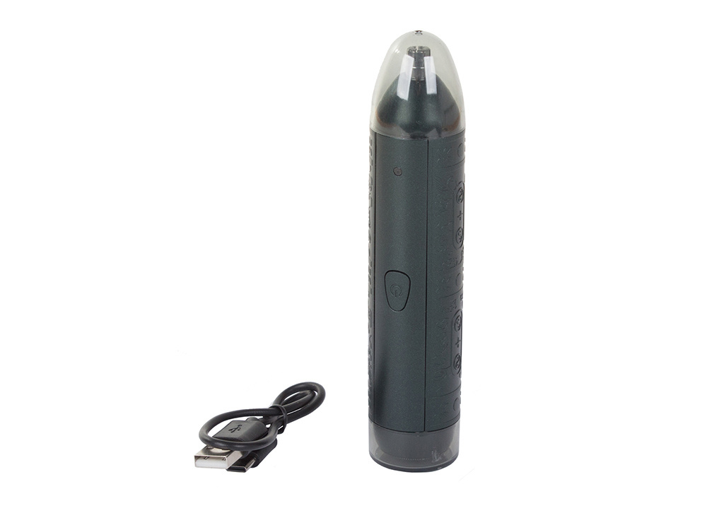 Įkraunamas trimeris nosiai, ausims ir barzdai su usb-c
