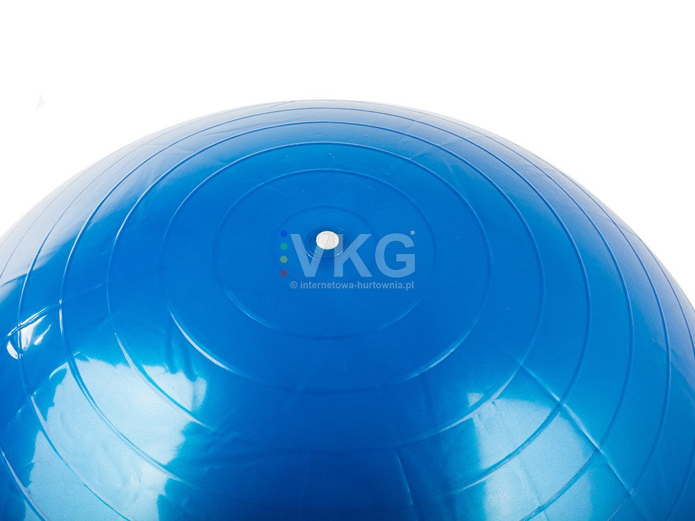 Gimnastikos kamuolys su pompa 65 cm, mėlynas
