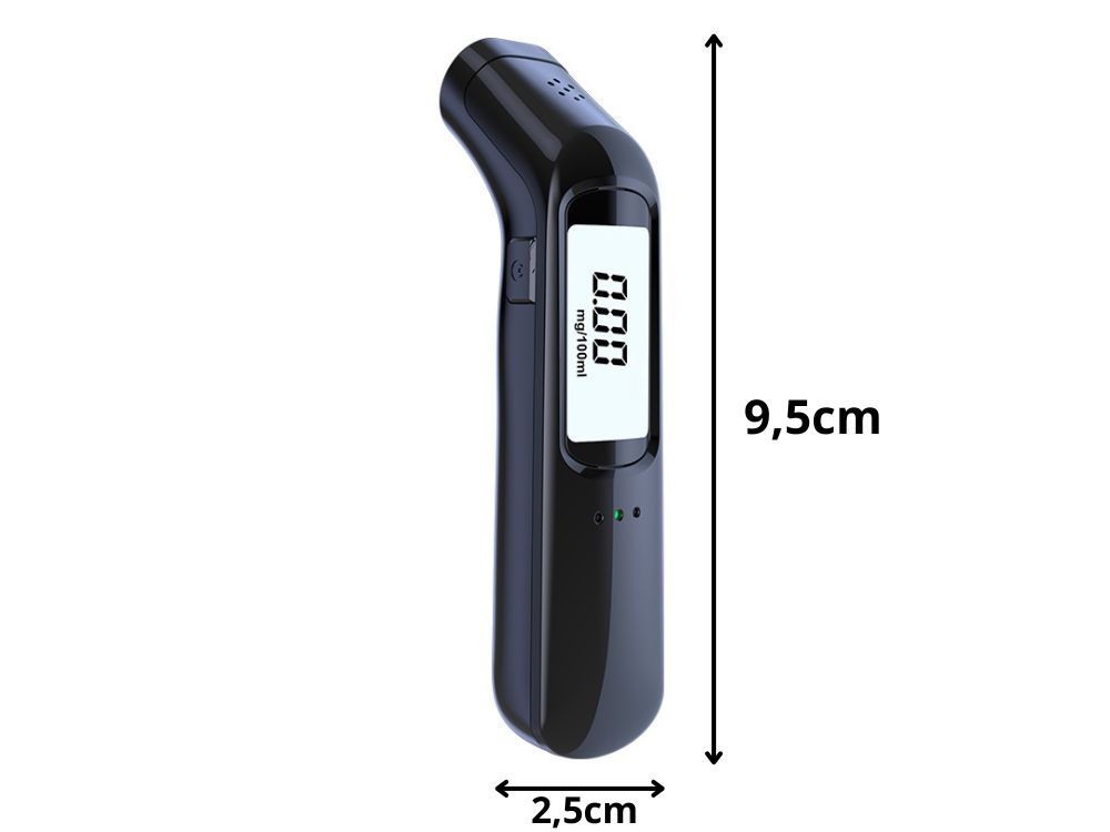 Alkotesteris be kandiklio su usb įkrovimu