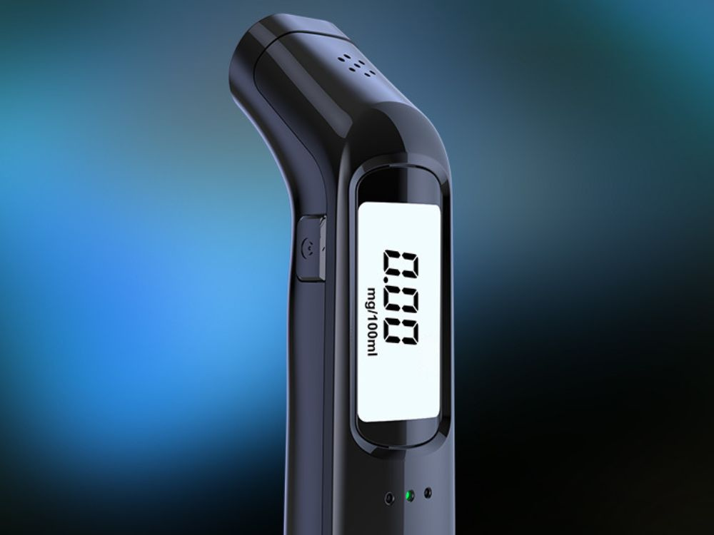 Alkotesteris be kandiklio su usb įkrovimu