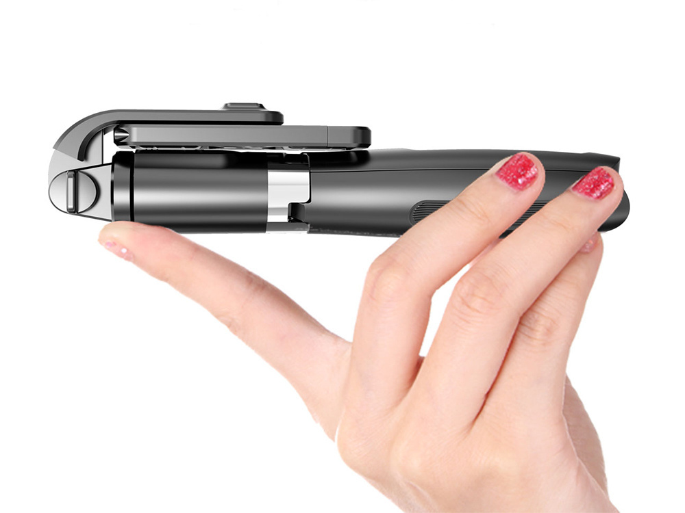 Selfie-stick su trikoju ir bluetooth nuotolinio valdymo pultu