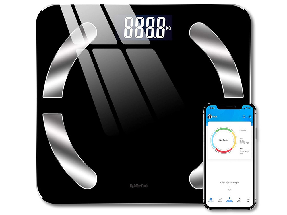 Analitinės vonios svarstyklės 180 kg, bluetooth