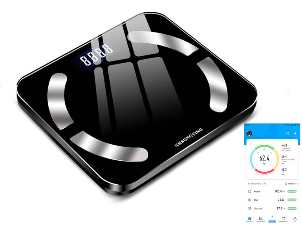 Analitinės vonios svarstyklės 180 kg, bluetooth