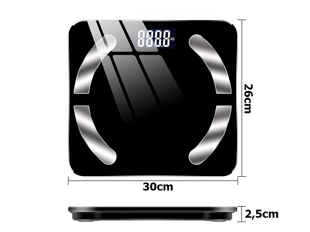 Analitinės vonios svarstyklės 180 kg, bluetooth