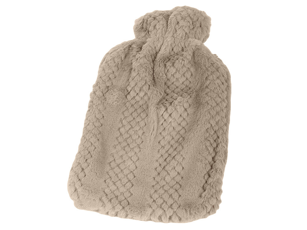 Termoforas su užvalkalu, 2 l, rudas