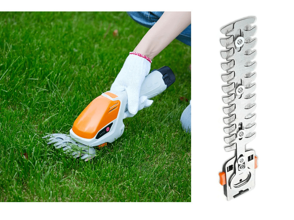 Akumuliatorinės žolės ir krūmų žirklės sl-0121, 12v, 2w1