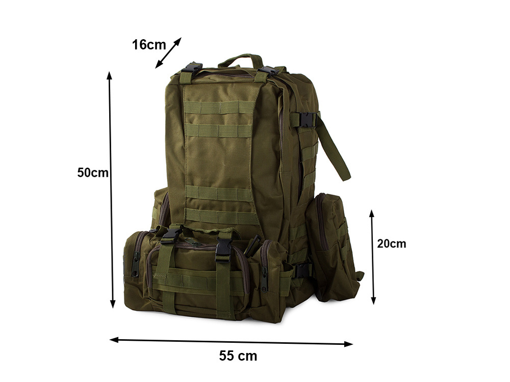 Turistinė kuprinė 48,5 l su molle sistema
