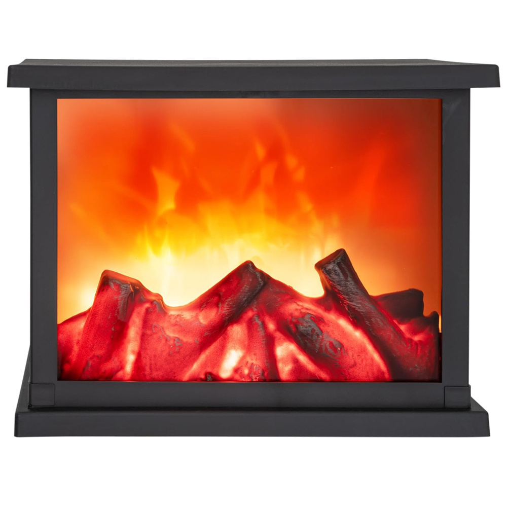 Dirbtinis židinys su led liepsna, 25x17x13 cm