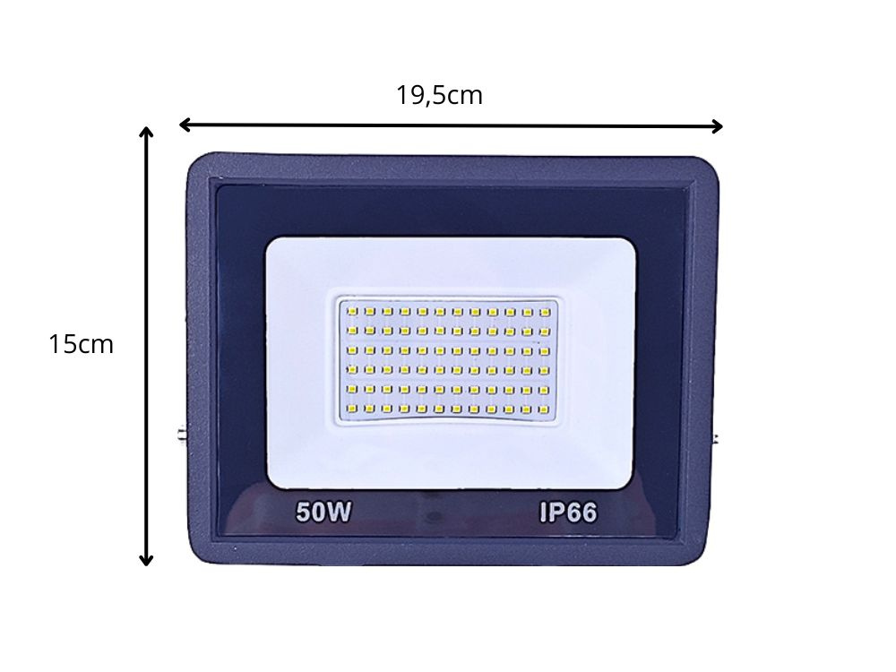 Led lauko šviestuvas 50w 6000k ip66