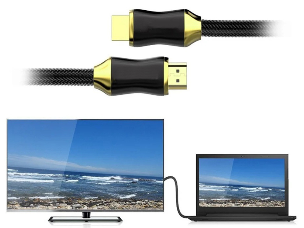 Hdmi kabelis 2.1 1,5m 8k 60hz 4k 120hz