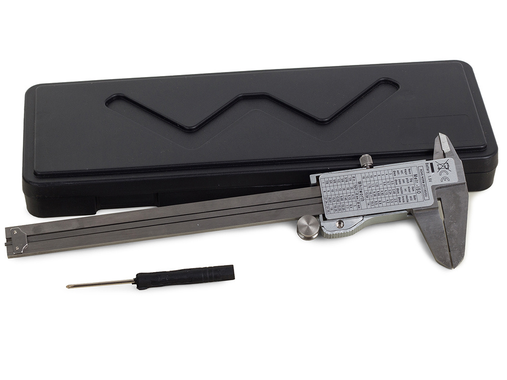 Elektroninis matuoklis iš nerūdijančio plieno 150 mm