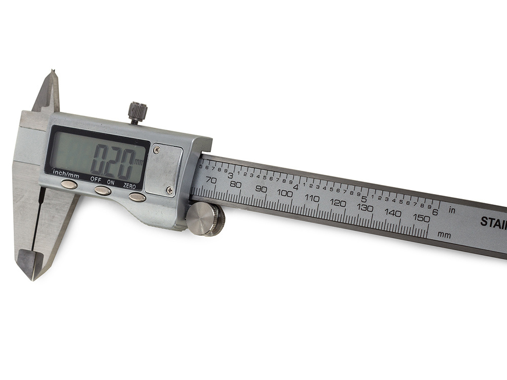Elektroninis matuoklis iš nerūdijančio plieno 150 mm