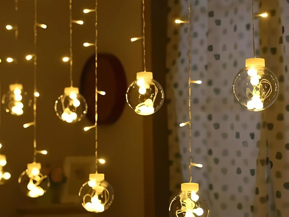 Girlianda su užuolaidiniu efektu 138 led, ip44