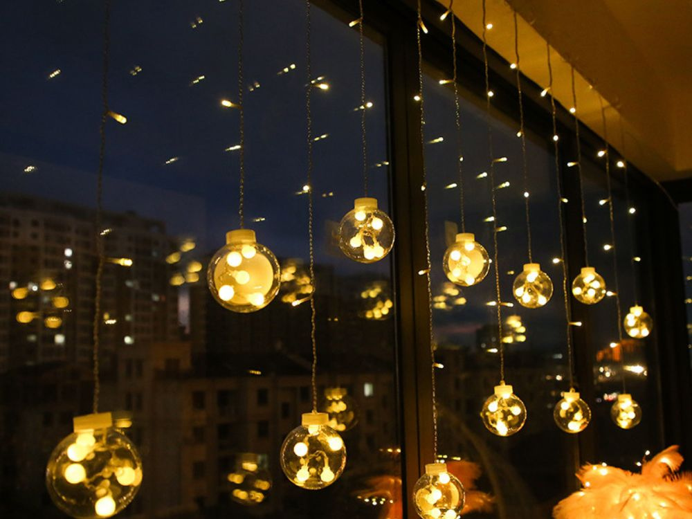 Girlianda su užuolaidiniu efektu 138 led, ip44