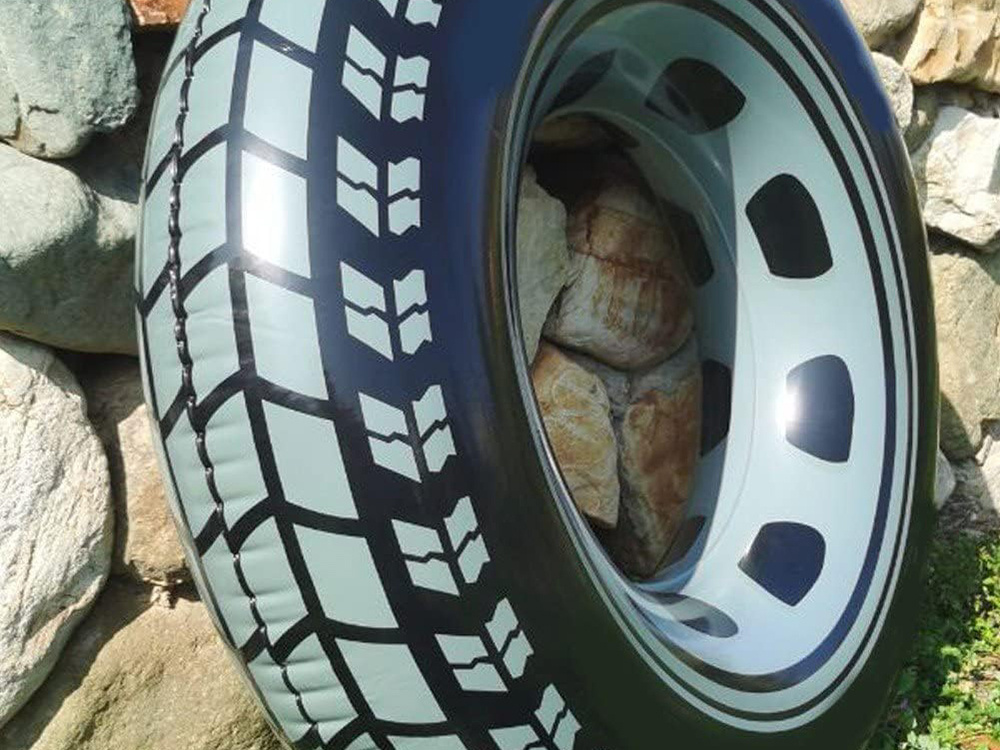 Vaikiškas pripučiamas plaukimo ratas, 50 cm