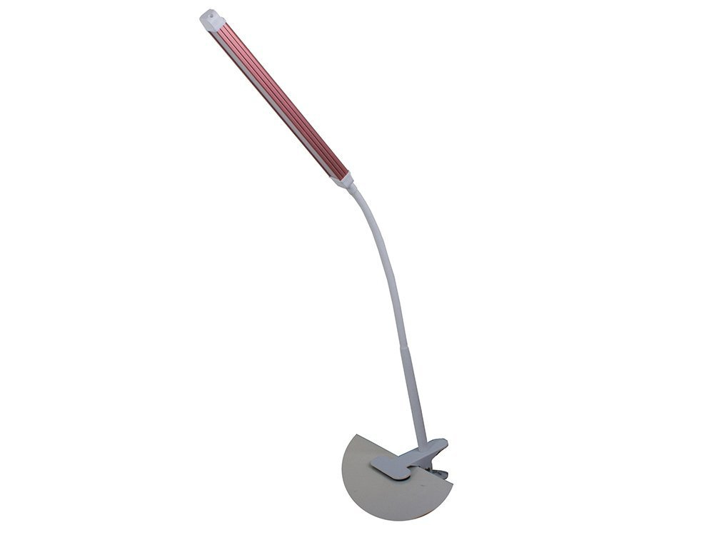 Stalinė lempa su klipsu ir led apšvietimu