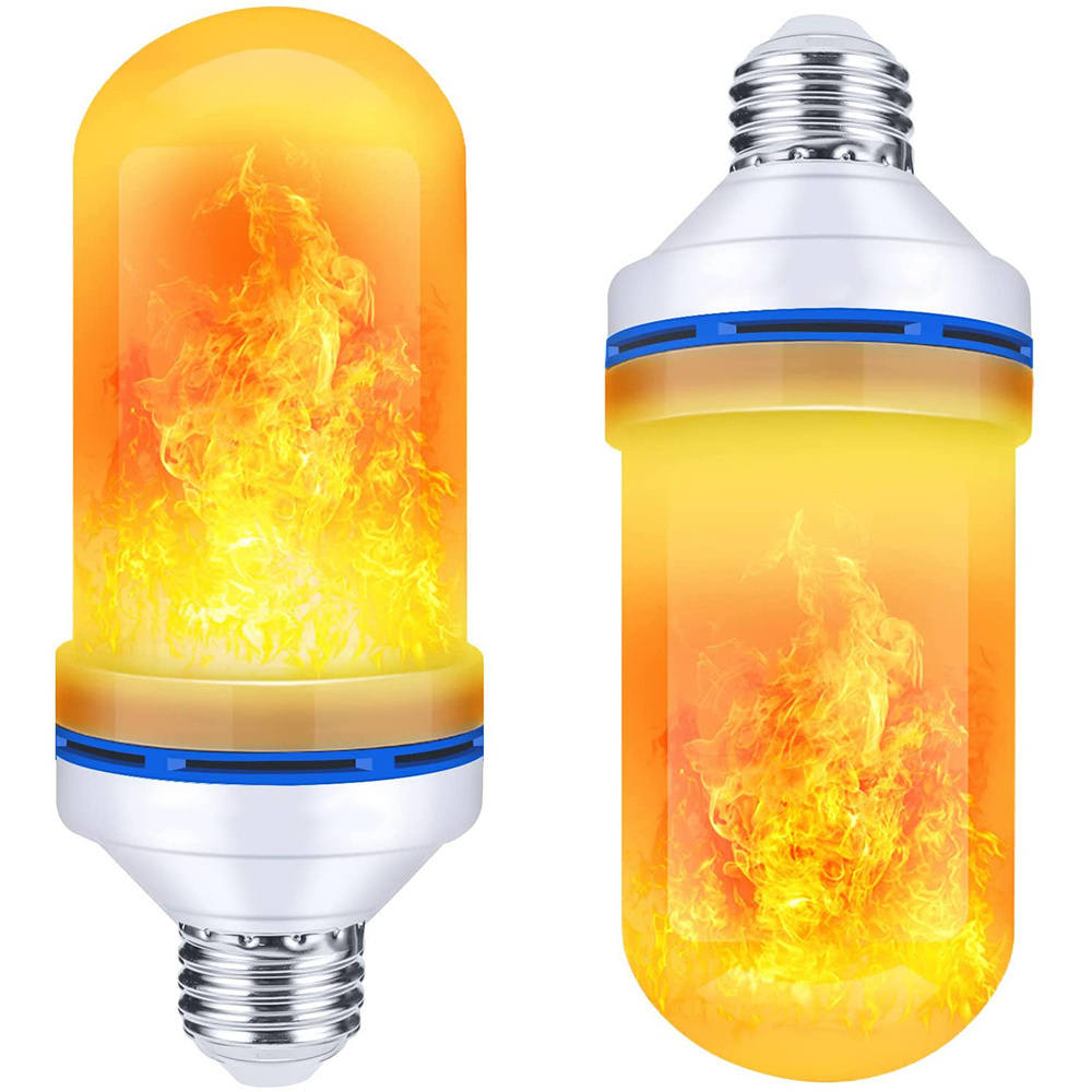 Led lemputė su liepsnos efekto šviesa e27, 9w