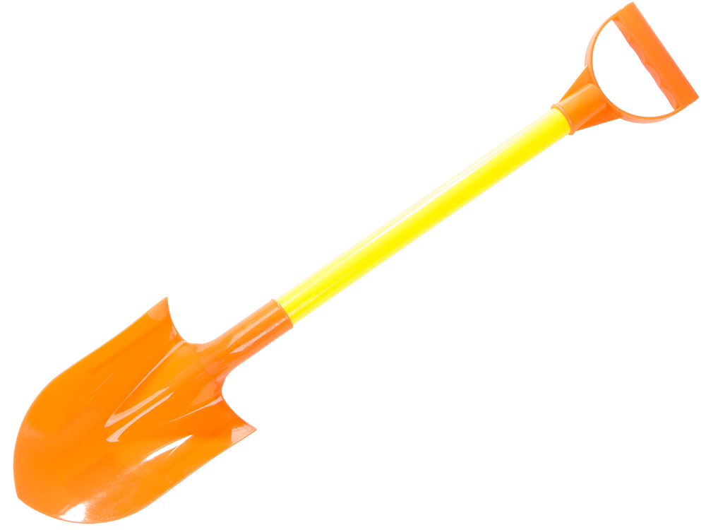 Plastikinis sniego kastuvėlis 65 cm