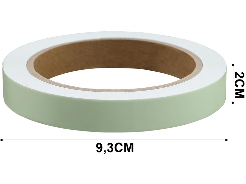 Fluorescencinė juosta 5 m, 2 cm pločio