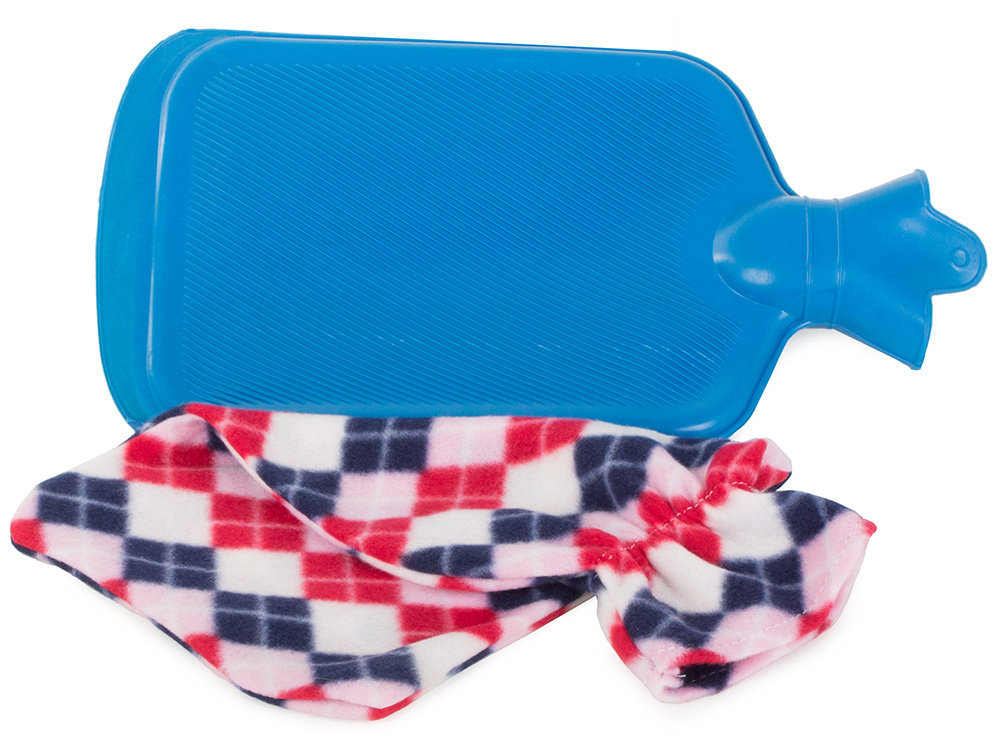 Guminis termoforas su nuimamu užvalkalu, 1700 ml
