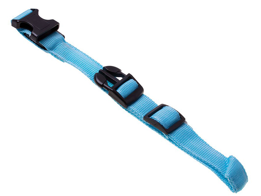Šviečiantis led antkaklis šunims ir katėms, mėlynas, 46-59 cm