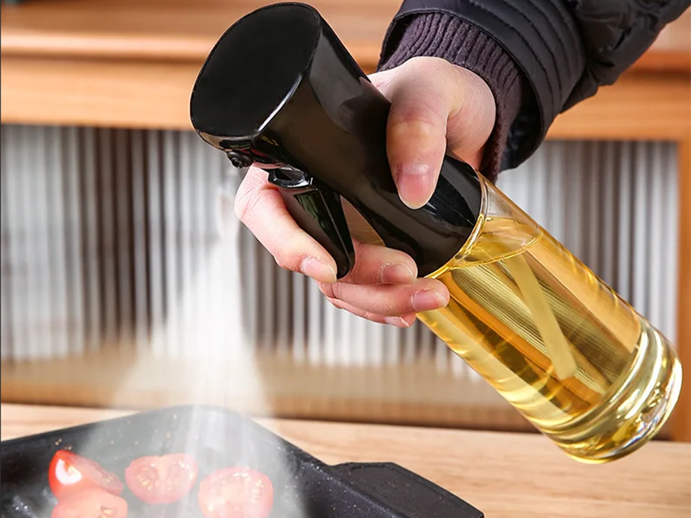 Stiklinis aliejaus ir acto purkštuvas 200 ml