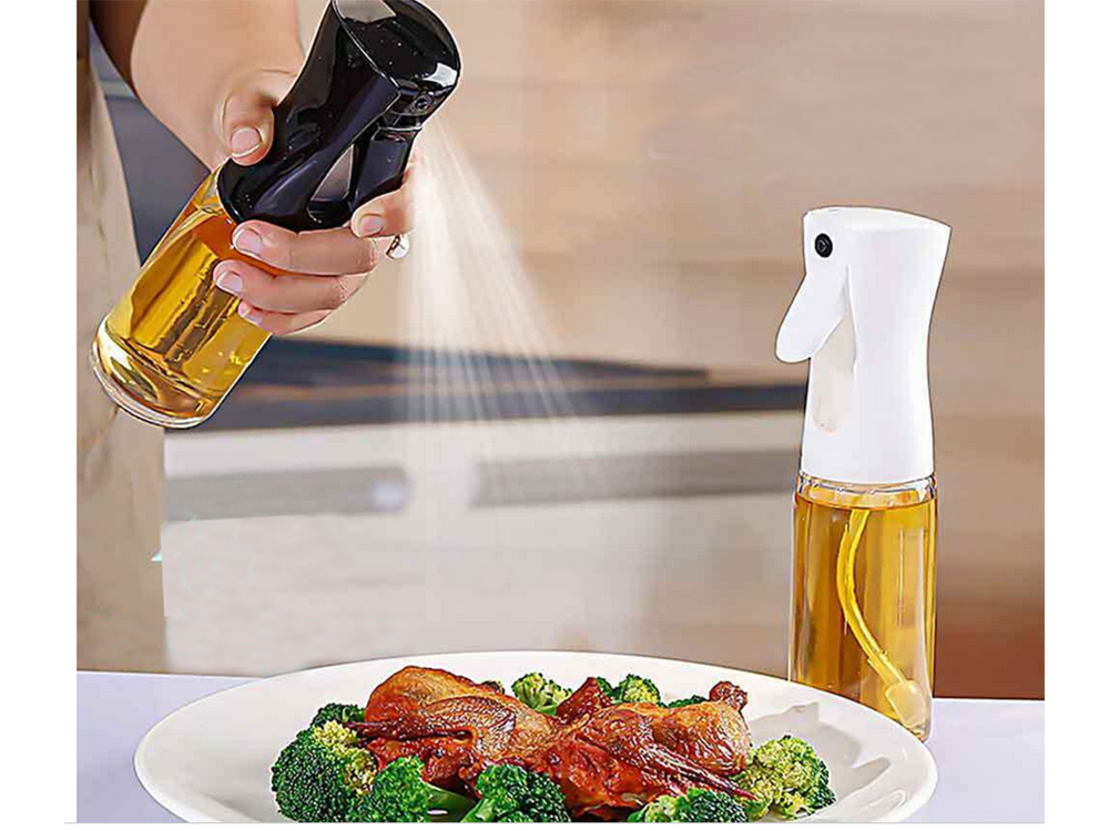 Stiklinis aliejaus ir acto purkštuvas 200 ml