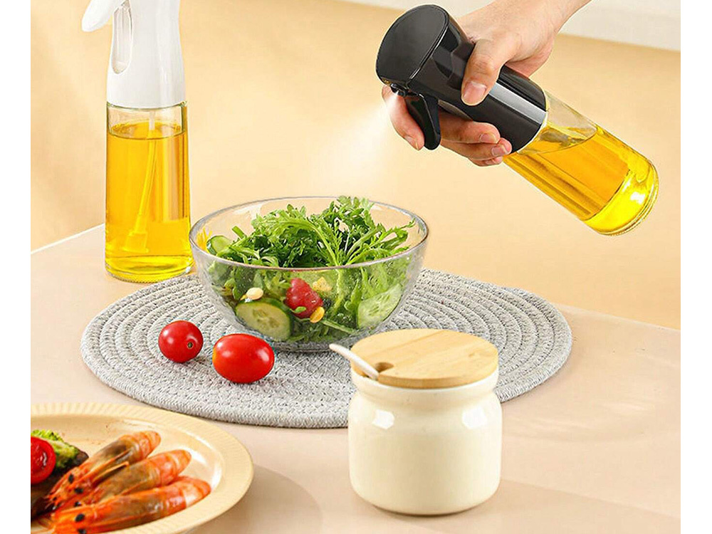 Stiklinis aliejaus ir acto purkštuvas 200 ml