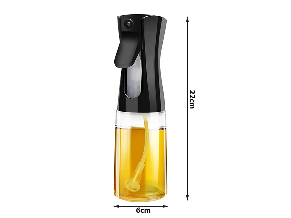 Stiklinis aliejaus ir acto purkštuvas 200 ml
