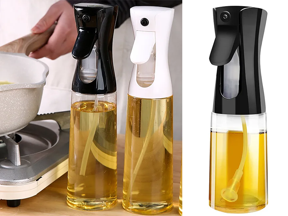Stiklinis aliejaus ir acto purkštuvas 200 ml