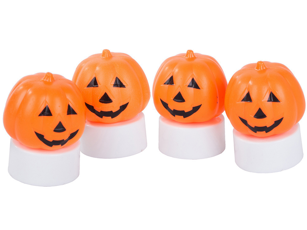 Led moliūgo formos lempa halloween dekoracija