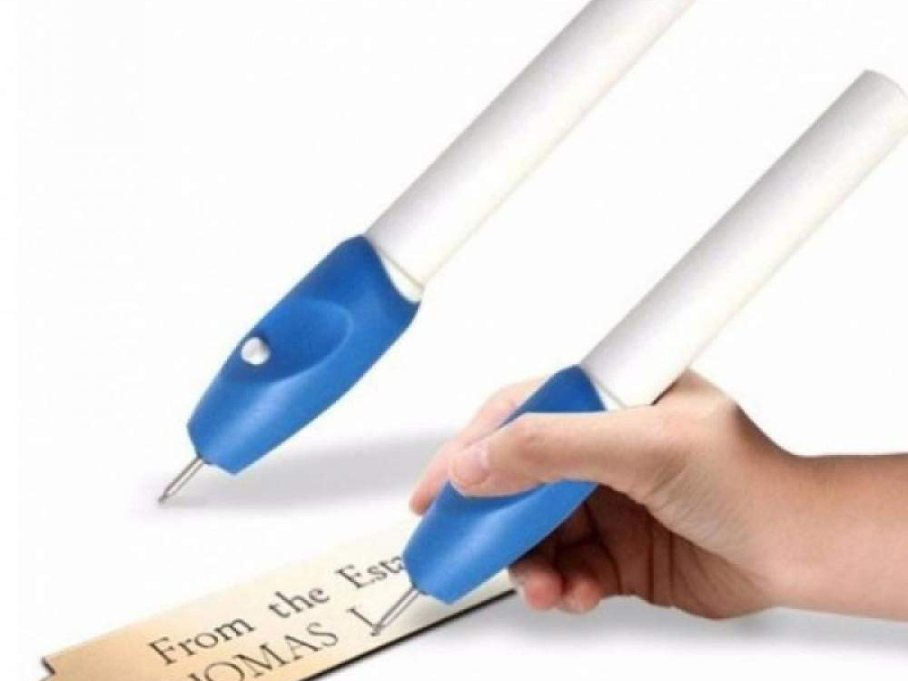 Graviravimo rašiklis su dviem antgaliais, 16 cm