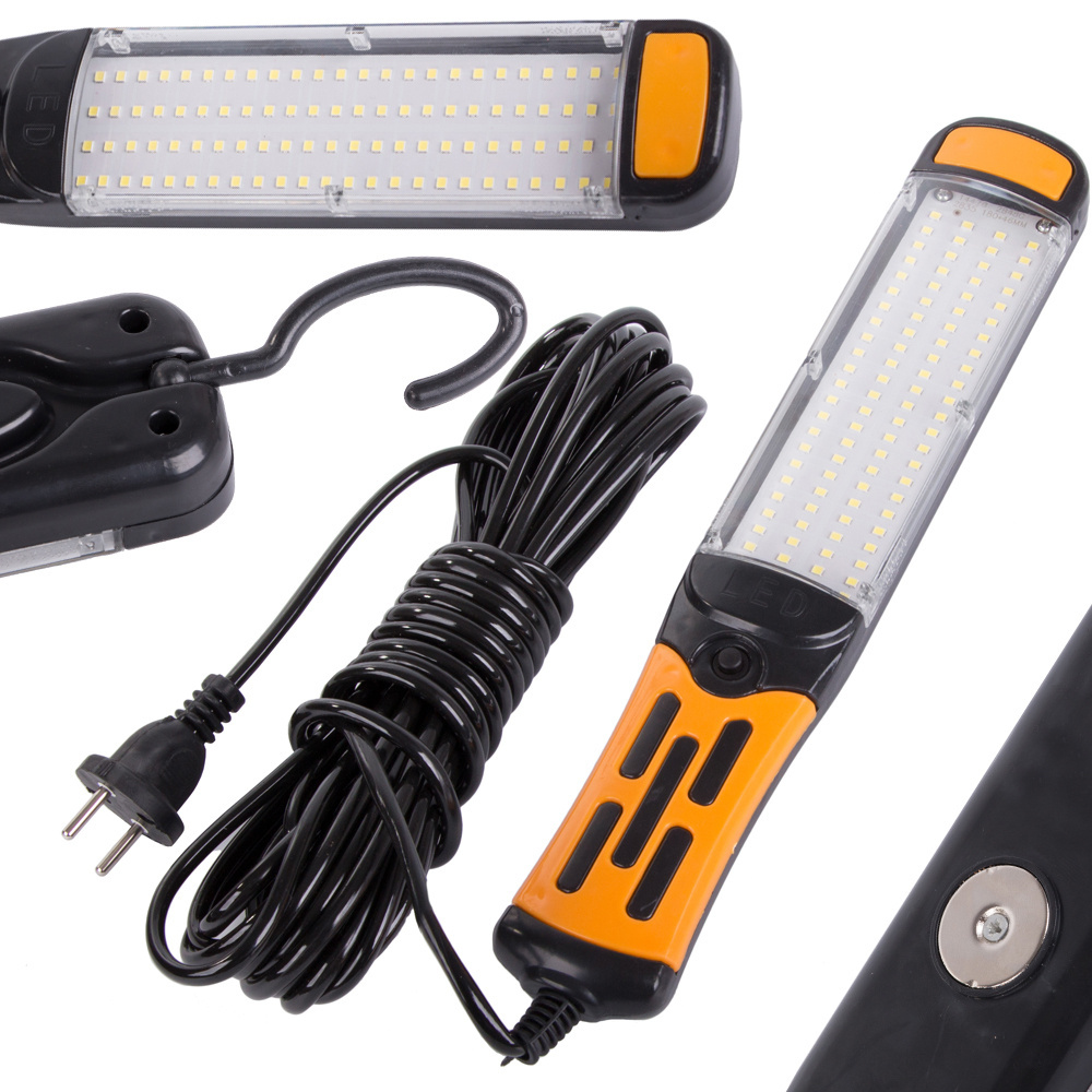 Dirbtuvių lempa su 96 led cob ir magnetu, 230v