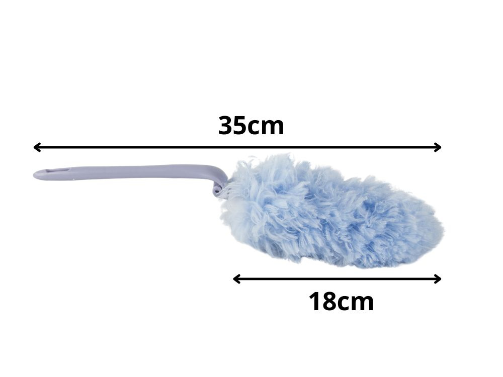 Teleskopinė mikrofibros šluotelė dulkėms ir voratinkliams 35 cm 2