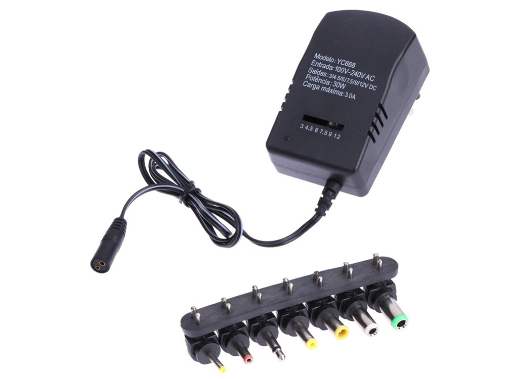 Universalus reguliuojamas maitinimo šaltinis 3v-12v, 30w