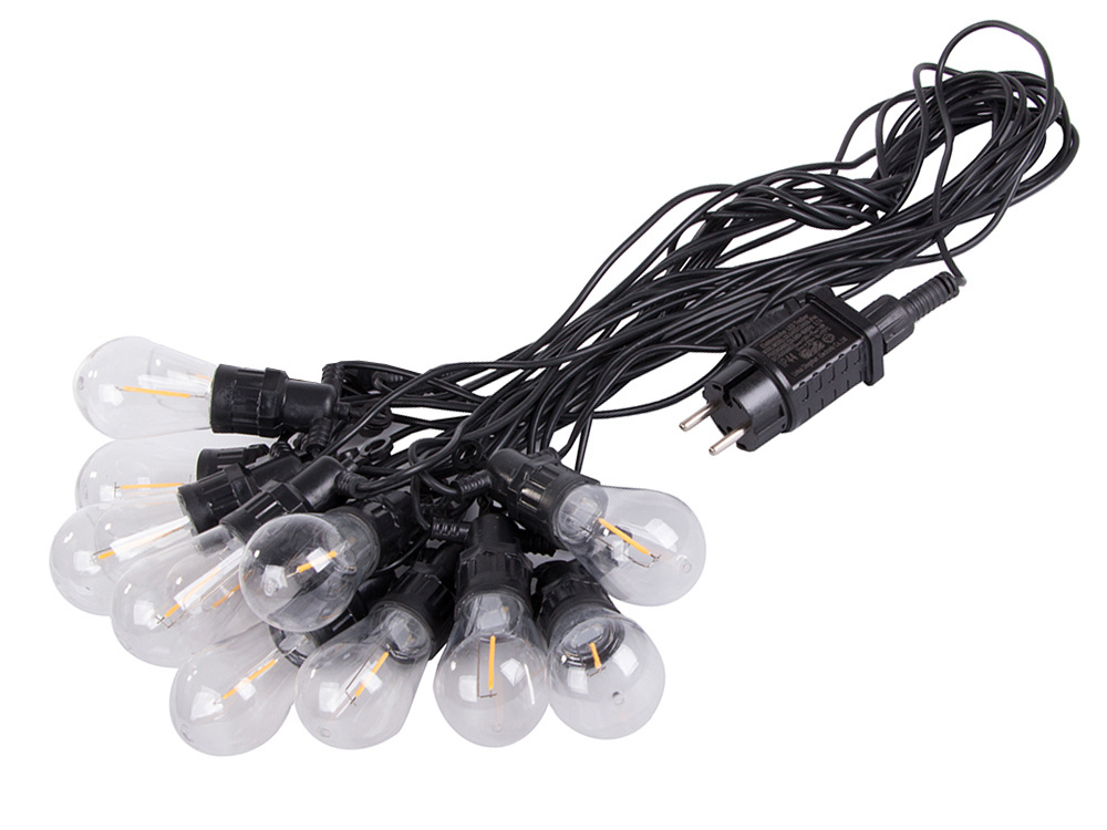 Sodo girlianda 10 led lempučių ip44 atsparumas, 10 m