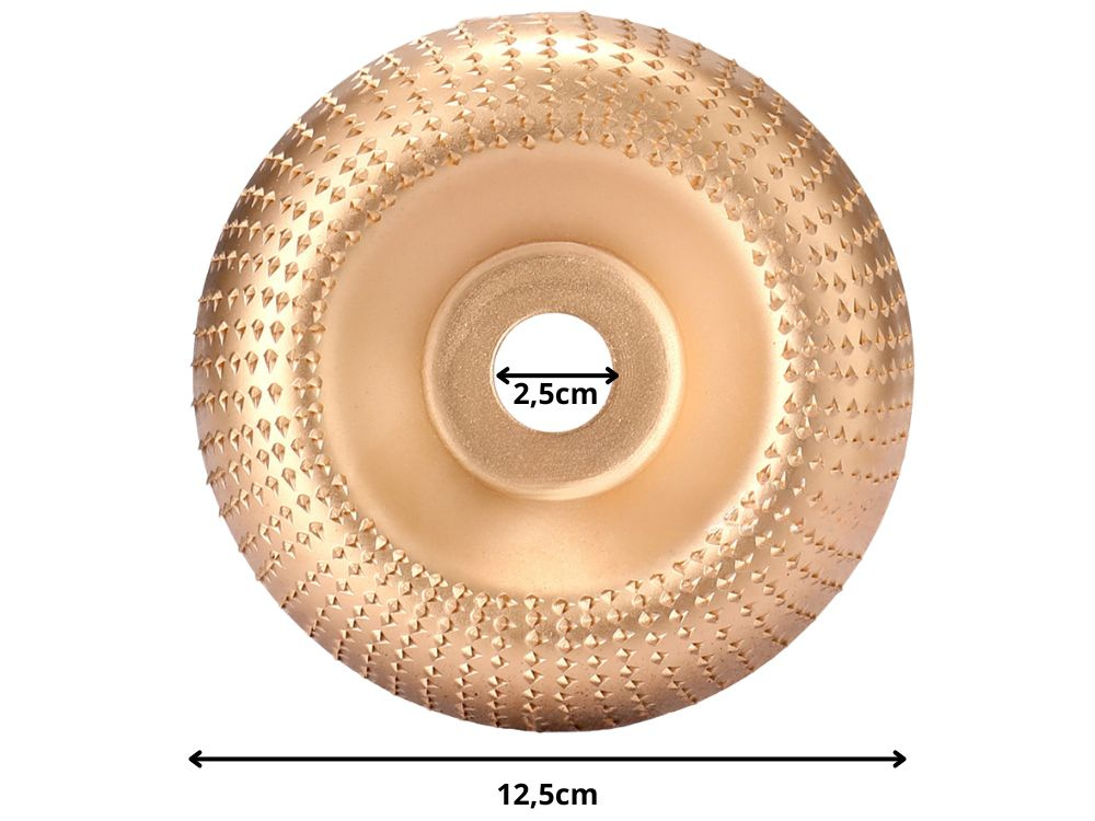 Šlifavimo diskas medienai 125 mm, volframo karbidas