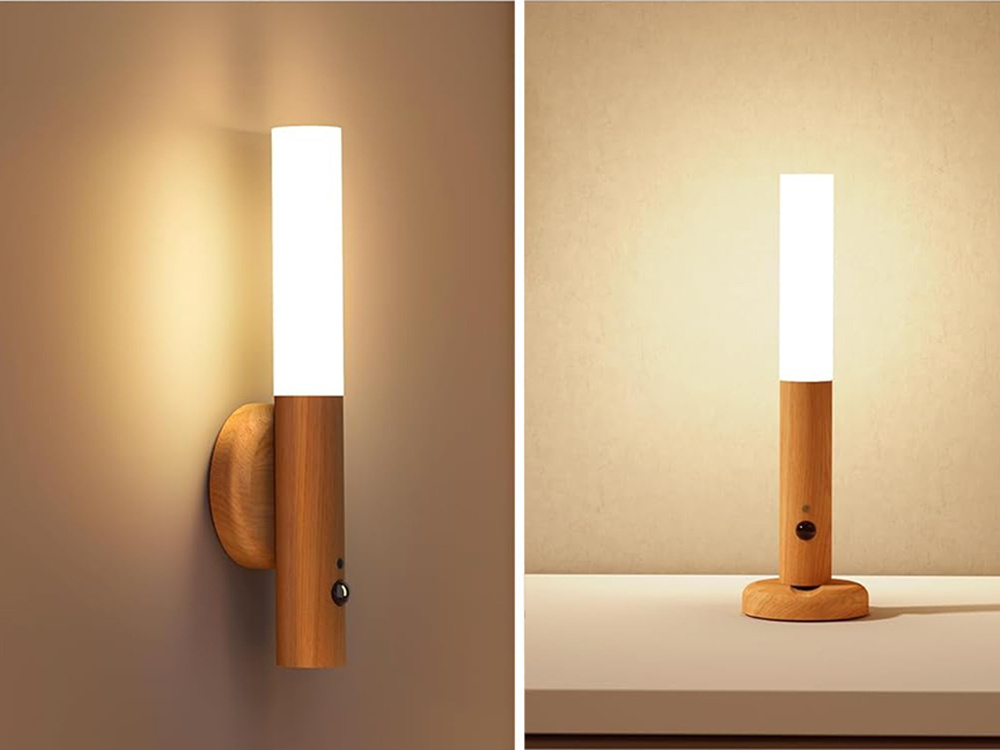 Led sieninis šviestuvas su judesio jutikliu, 18 cm
